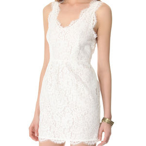 Joie Rori White Lace Dress size xs LWD mini